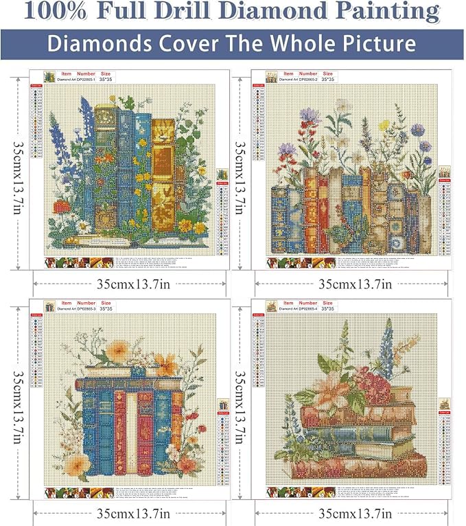 RYMILIE 4 Pack Diamond Art Painting Kits - Image 4