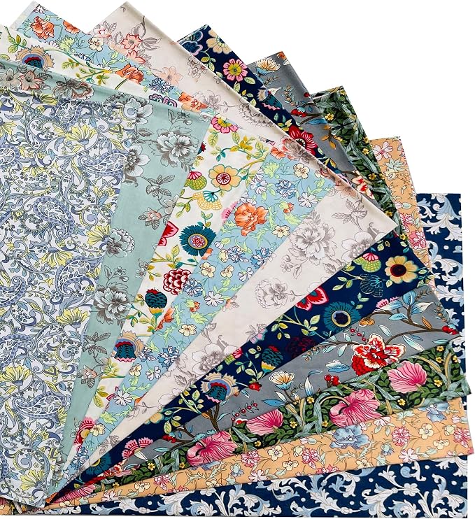8"x8" 50pcs Cotton Fabric Squares - Image 4
