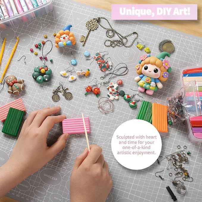 Aestd-ST Polymer Clay 72 Colors, Oven Bake Modeling Clay - Image 4