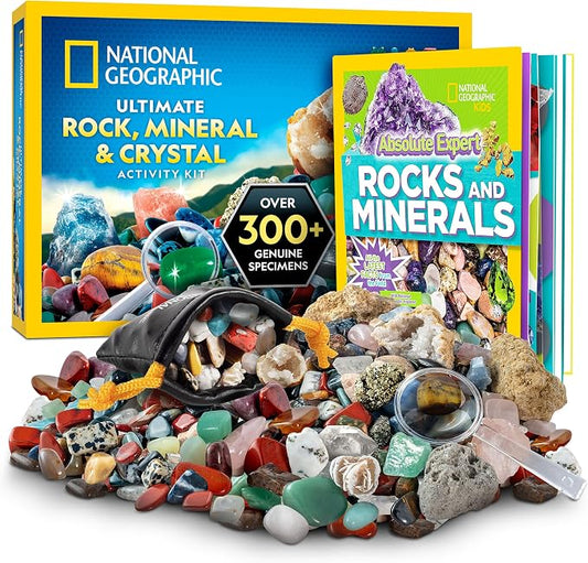 National Geographic Rock Collection Box by BlueMarbleToys