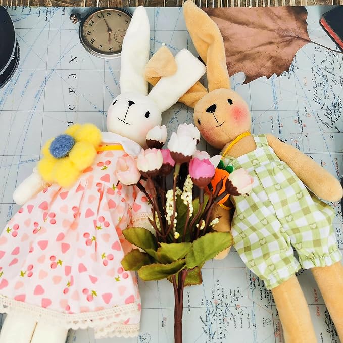 DIY Bunny Sewing Craft Kit for Adults – Handmade Fabric Sewing Project – - Image 8