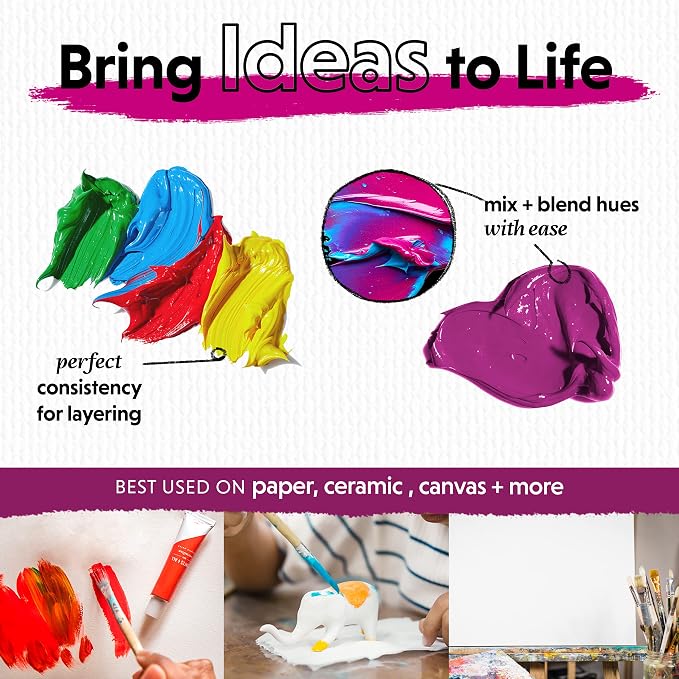 Crafts 4 All Acrylic Paint Set for Adults and Artists - Image 2