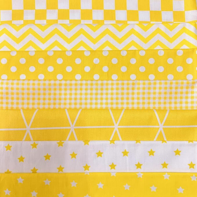 Cotton Fabric DIY Making Supplies Quilting Patchwork Fabric Fat Quarter Bundles by Antetek