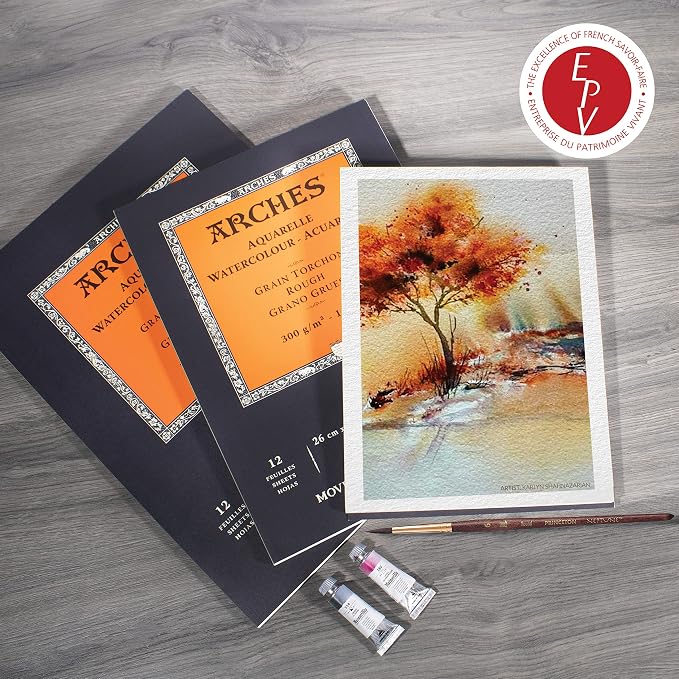 Arches Watercolor Pad 10x14 Inches 140lb/300 Rough - Image 7