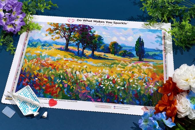 DIAMOND ART CLUB Wildflower Field - Image 5