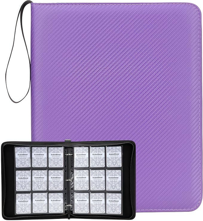 Card Binder – 720 Capacity, Zippered Trading Card Holder by Unknown