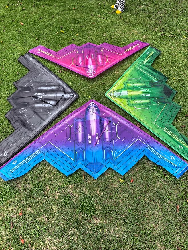B2 Model Airplane Kite, Large Easy to Fly Kites Adults, 300FT String Reel - Image 7
