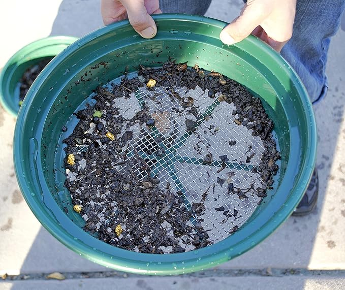 SE 13.25 Inch Wide Stackable Classifier Gold Prospecting Pan - Image 2
